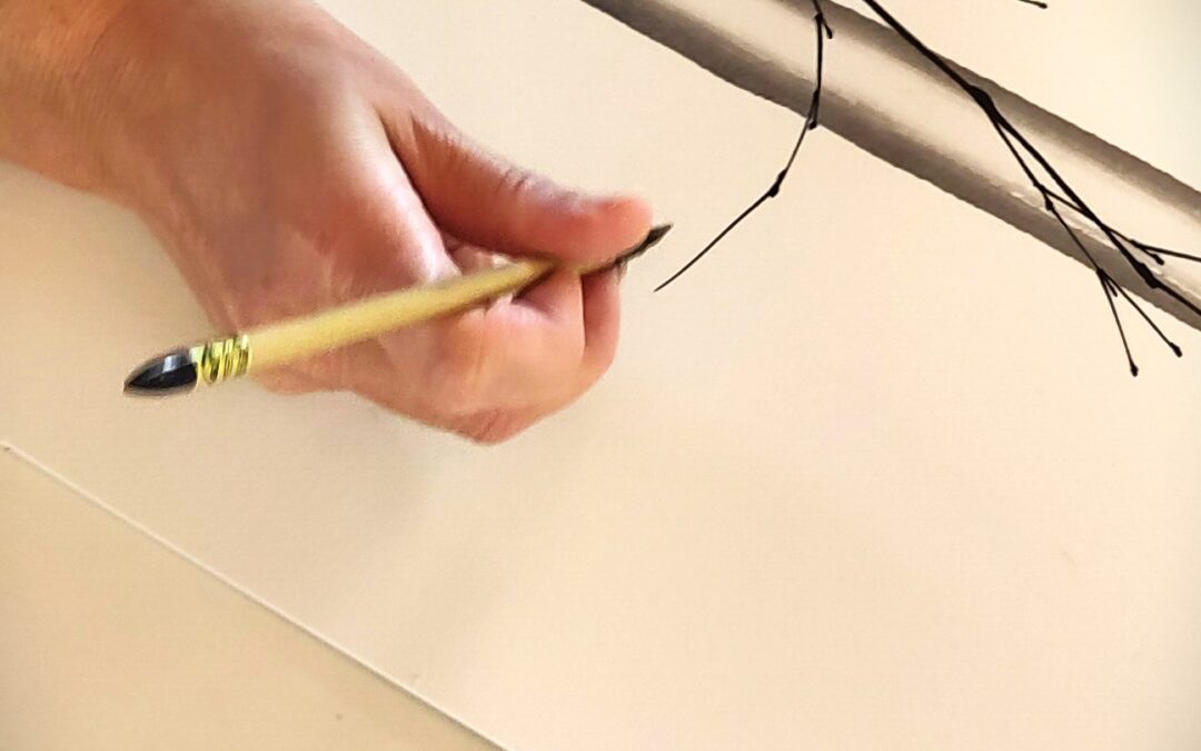 Peinture à l&rsquo;encre